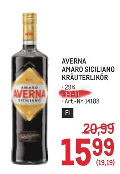 AMARO SICILIANO KRÄUTERLIKÖR