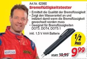 Bremsflüßigkeitstester
