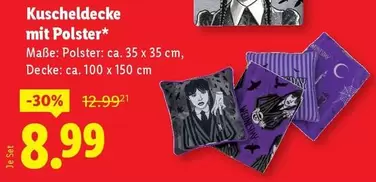 Kuscheldecke mit Polster*