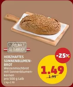 HERZHAFTES SONNENBLUMEN-BROT