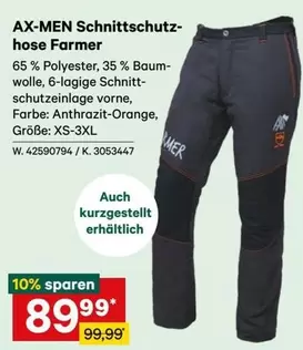 Schnittschutzhose Farmer