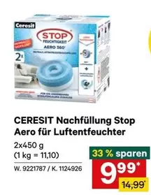 Nachfüllung Stop Aero für Luftentfeuchter