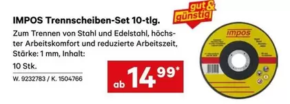 Trennscheiben-Set 10-tlg.