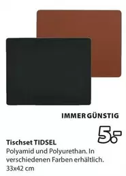 Tischset TIDSEL