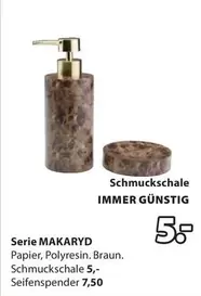 Schmuckschale, Seifenspender