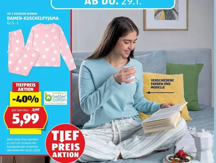 DAMEN-KUSCHELPYJAMA