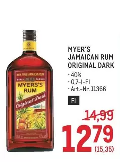Dark - JAMAICAN RUM ORIGINAL DARK