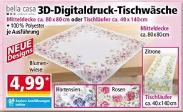 3D-Digitaldruck-Tischwäsche