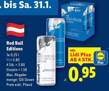 Red Bull - Editions