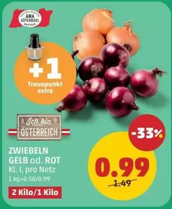 Ama - ZWIEBELN GELB od. ROT