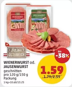 WIENERWURST od. JAUSENWURST