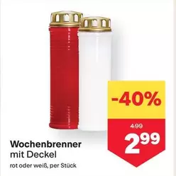 Wochenbrenner mit Deckel