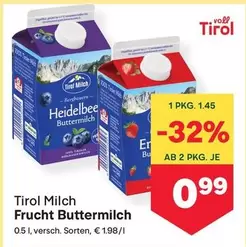 Frucht Buttermilch