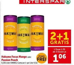 Focus - Hakuma Mango oder Passion Peach