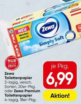 Toilettenpapier oder Zewa Premium Toilettenpapier