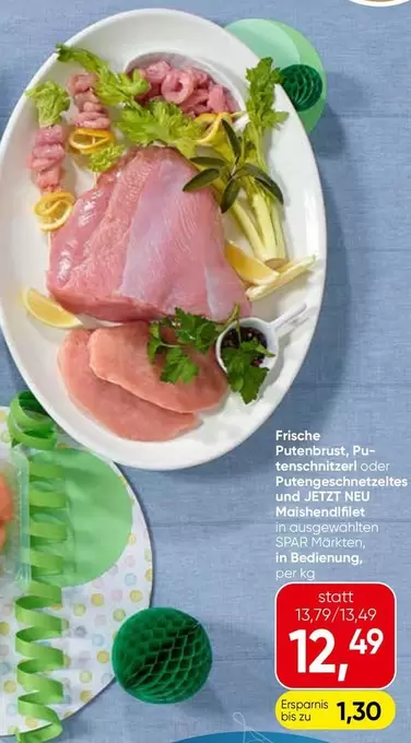 Frische Putenbrust, Putenschnitzel oder Putengeschnetzeltes