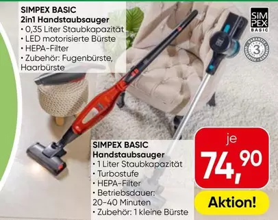 Kleine - 2in1 Handstaubsauger, Handstaubsauger