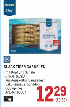 Tiger - BLACK TIGER GARNELEN