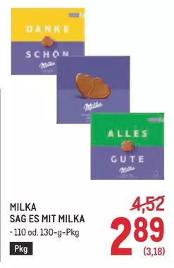 Milka - SAG ES MIT MILKA