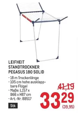 Pegasus - STANDTROCKNER PEGASUS 180 SOLID