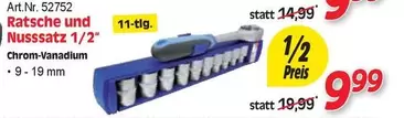 Ratsche und Nusssatz 1/2"