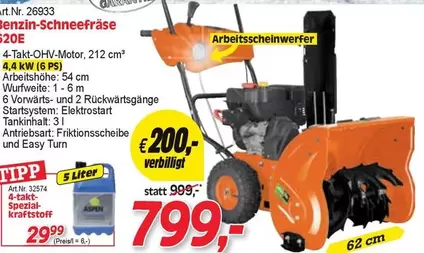 Easy - Benzin-Schneefräse 520E
