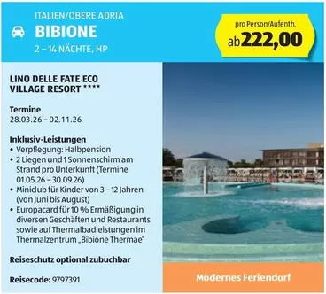 Hp - LINO DELLE FATE ECO VILLAGE RESORT