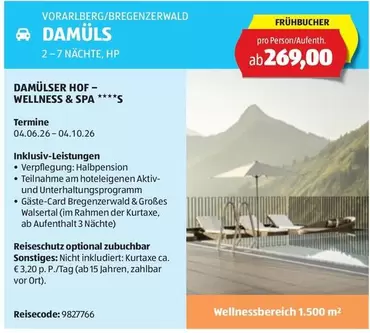 Hp - DAMÜLSER HOF-WELLNESS & SPA ****S