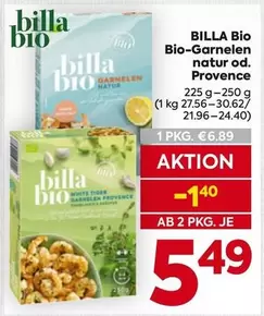 Bio - -Garnelen natur od. Provence