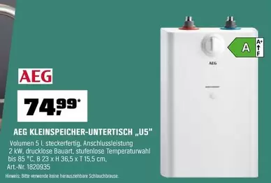 Aeg - KLEINSPEICHER-UNTERTISCH „U5"