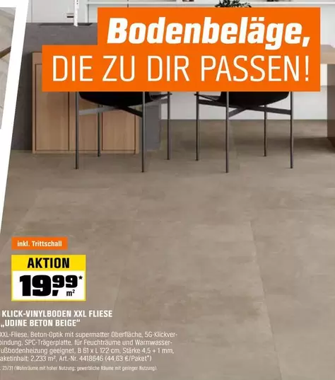 KLICK-VINYLBOGEN XIL FLIESE