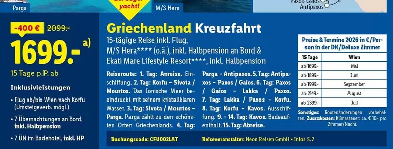 Hp - Griechenland Kreuzfahrt