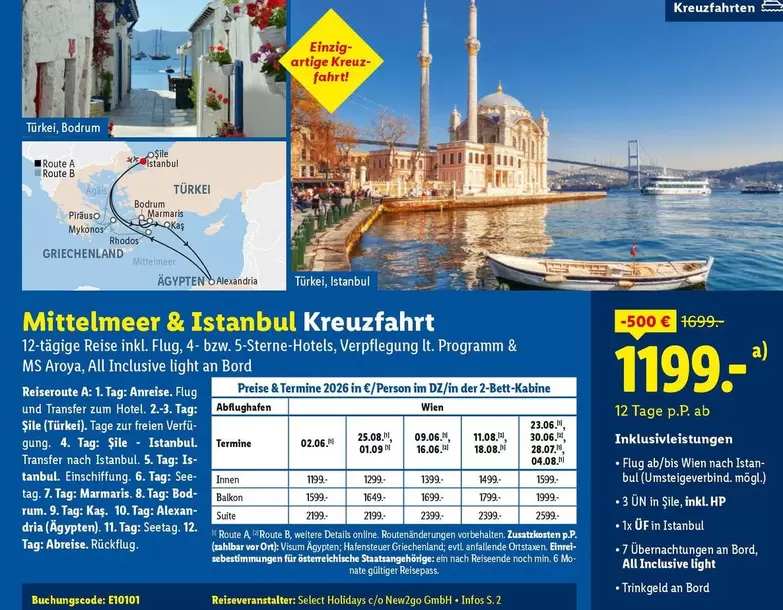 Hp - Mittelmeer & Istanbul Kreuzfahrt