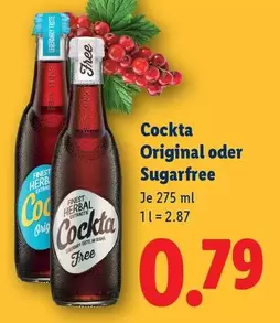 Free - Original oder Sugarfree