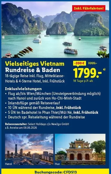 Baden - Vietnam Rundreise &