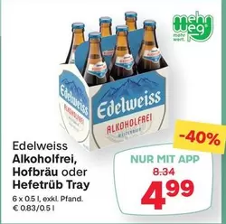 Edelweiss - Alkoholfrei, Hofbräu oder Hefetrüb Tray