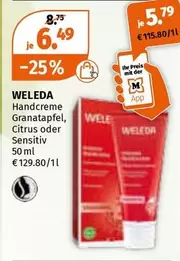 Handcreme Granatapfel, Citrus oder Sensitiv