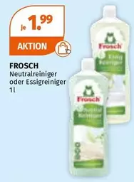 Frosch - Neutralreiniger oder Essigreiniger
