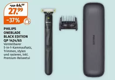 Philips - ONEBLADE BLACK EDITION QP 1424/65