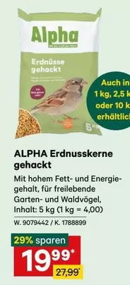 Erdnusskerne gehackt