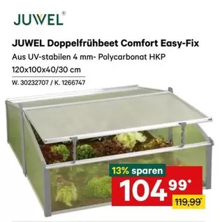 Doppelfrühbeet Comfort Easy-Fix