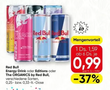Red Bull - Energy Drink oder Editions oder The ORGANICS