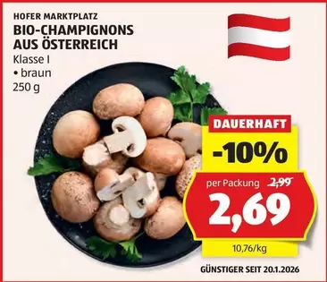 BIO-CHAMPIGNONS AUS ÖSTERREICH