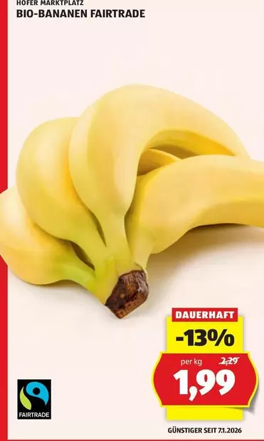 Fairtrade - BIO-BANANEN FAIRTRADE