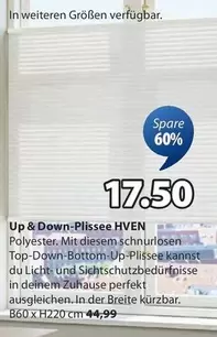 Up & Down-Plissee HVEN