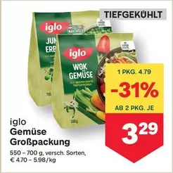 Gemüse Großpackung