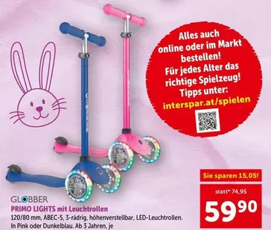 Pink - PRIMO LIGHTS mit Leuchtrollen