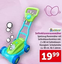 Seifenblasenrasenmäher