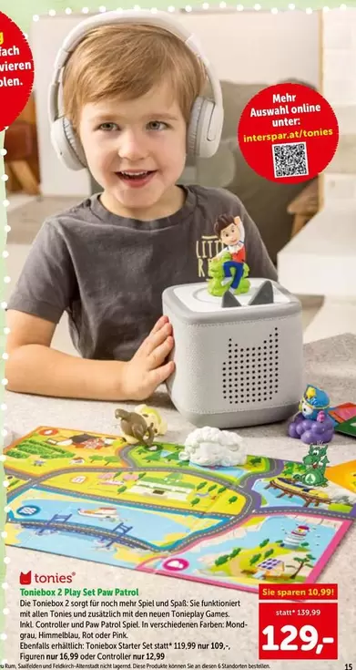 Pink - Toniesbox 2 Play Set Paw Patrol