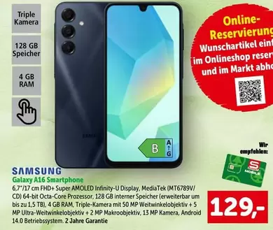 Samsung - Galaxy A16 Smartphone